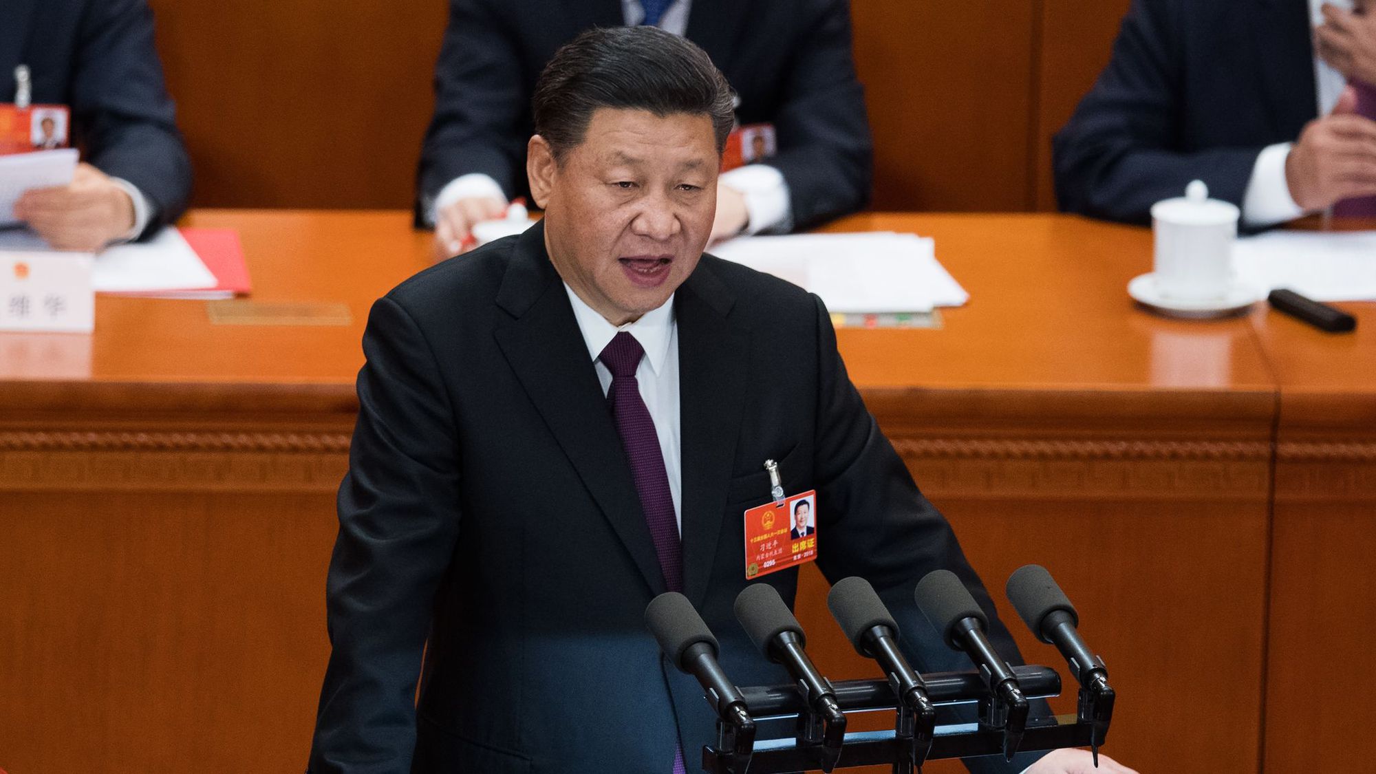 Chine: fort de sa réélection, Xi Jinping fait vibrer la corde nationaliste