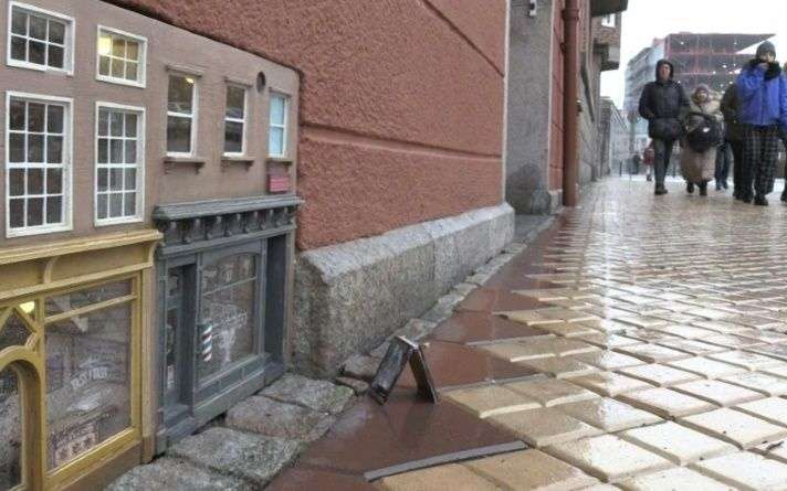 Des installations miniatures pour souris dans les rues de Malmö