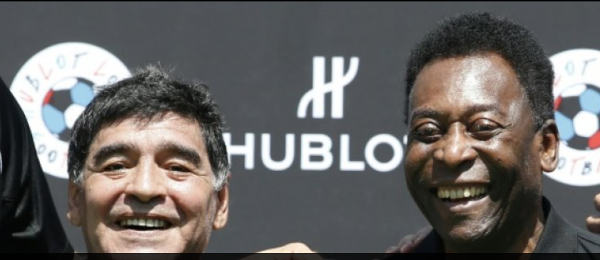 "Je t'aime, Diego", l'ultime hommage de Pelé à Maradona