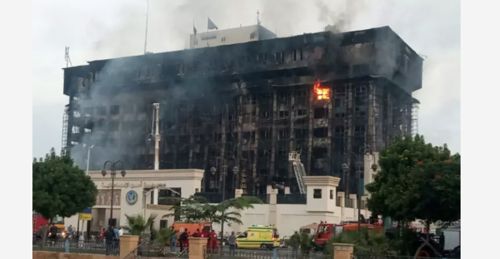 Egypte: incendie au QG de la police à Ismaïlia, 38 blessés