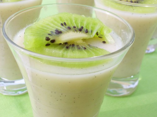 CREME AU LAIT DE COCO KIWI ET BANANES